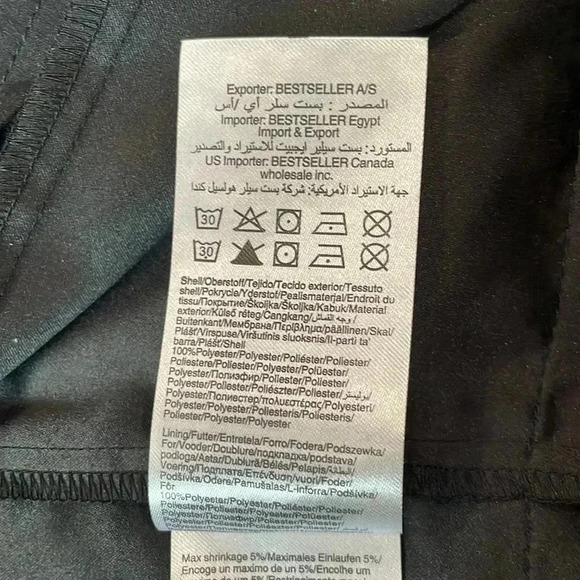 ❤️2/$40❤️Vero Moda Denim VMFAY  SERENA 3/4 Open Front Jacket- UK XS - Picture 9 of 11